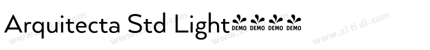 Arquitecta Std Light字体转换
